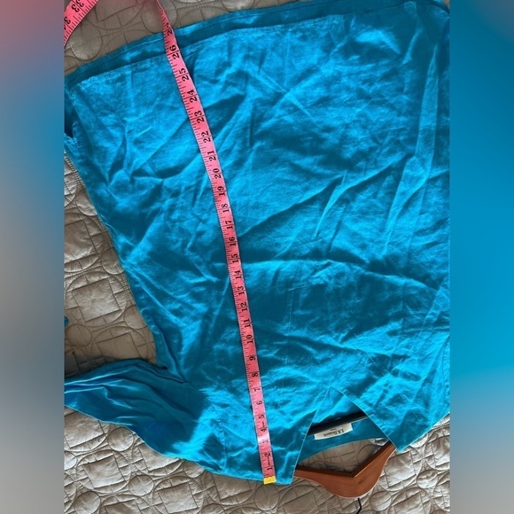 L.K.Bennett London TW ALANIA IN HAWAIIAN BLUE Top - Picture 11 of 13